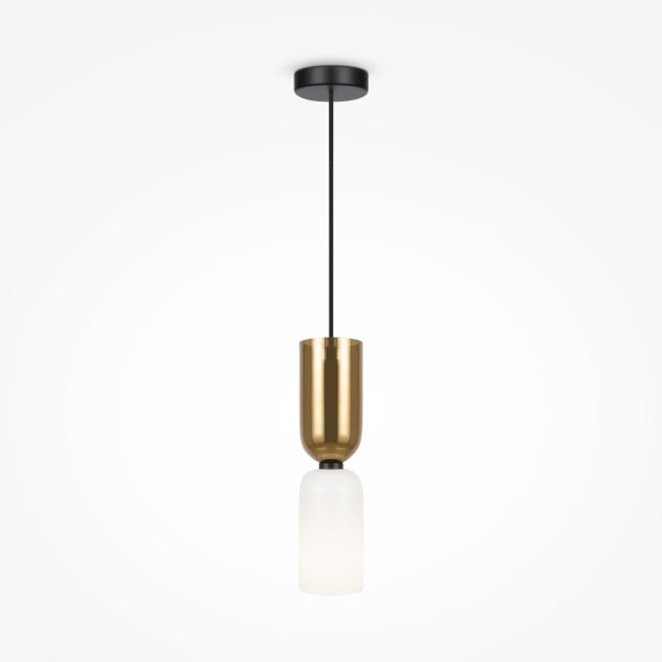 Lampe à suspendre métal verre E14 ronde D : 8 cm H : max. 232 cm