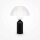 Tischlampe Glas Keramik E14 rund D: 30 cm 42,5 cm