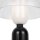 Tischlampe Glas Keramik E14 rund D: 30 cm 42,5 cm