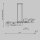 Pendelleuchte Glas Metall G9 H: max. 84,4 cm in Messing