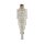 Lampe de plafond en m&eacute;tal dor&eacute; E14 Moderne cristal NORA