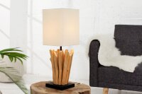 Impressionnante lampe de table Moderne en bois...
