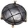Lampe dext&eacute;rieur murale laiton verre E27 IP64 &Oslash; 21 cm rond