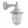 Au&szlig;enwandleuchte Messing Glas E27 IP64 H: 27 cm Grau SANTORIN