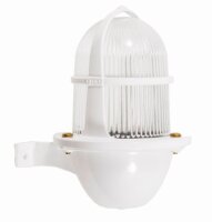 Applique ext&eacute;rieure Blanc en laiton Verre E27 IP64...