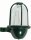 Applique ext&eacute;rieure verre laiton E27 IP64 22 cm de haut vert