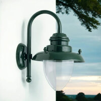 Lampe dextérieur mur laiton verre H : 21 cm IP23...