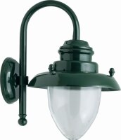 Lampe dextérieur mur laiton verre H : 21 cm IP23...