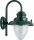 Außenleuchte Wand Messing Glas H: 21 cm IP23 E27 Grün