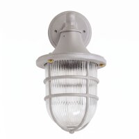 Applique extérieure Gris Laiton Verre E27 IP64 28...