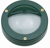 Applique extérieure laiton verre G9 IP64 ronde D :...