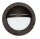 Petite lampe murale ext&eacute;rieure laiton v&eacute;ritable verre rond D : 14 cm IP64
