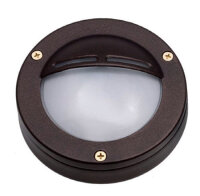 Applique ext&eacute;rieure laiton verre GX53 IP64 rond...