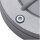 Kellerlampe rund Ø 14 cm Messing Glas in Grau G9 IP64