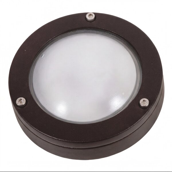 Wandlampe außen Maritim Messing G9 Ø 14 cm IP64 Schwarz