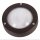 Wandlampe außen Maritim Messing G9 Ø 14 cm IP64 Schwarz