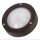 Wandlampe außen Maritim Messing G9 Ø 14 cm IP64 Schwarz