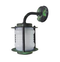Lampe dextérieur mur laiton verre E27 IP23 29 cm...