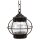 Lampe &agrave; suspendre ext&eacute;rieure laiton verre E27 IP23 D : 20 cm rond
