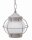 Lampe dext&eacute;rieur verre laiton v&eacute;ritable E27 IP23 ronde &Oslash; 20 cm