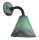 Wandleuchte innen Messing E27 H: 25 cm Gr&uuml;n Antik XANTHI