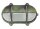 Feuchtraumleuchte oval Messing Glas 21 cm breit IP64 E27