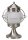 Lampe dall&eacute;e laiton v&eacute;ritable verre hauteur 30 cm IP43 E27