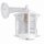 Applique ext&eacute;rieure laiton verre E27 IP23 H : 24 cm blanc