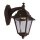 Au&szlig;enleuchte Wand Echt-Messing H: 26 cm IP43 E27 PARGA