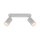 Plafonnier blanc métal 43,5cm orientable 2 flammes GU10