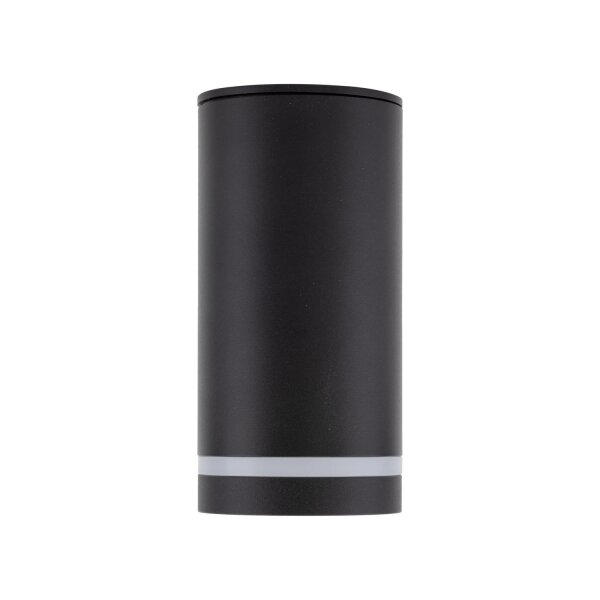 Deckenspot Metall Ø 5,5 cm H: 11 cm klein rund Schwarz GU10