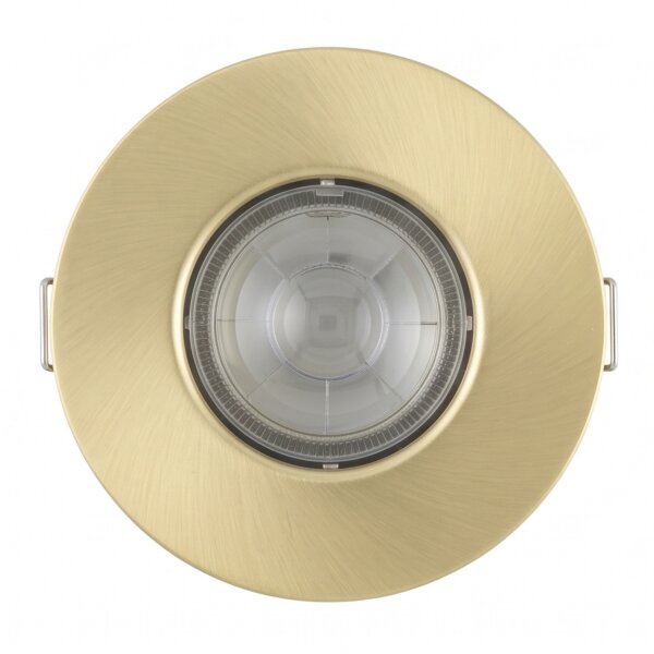 Runde Einbauleuchte Aluminium Glas GU10 IP44 B:8,5 cm