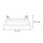 Runde Einbauleuchte Aluminium Glas GU10 IP44 B:8,5 cm