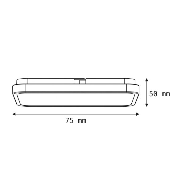 LED Deckenlampe Aluminium 32 W 3000 K Schwarz blendarm