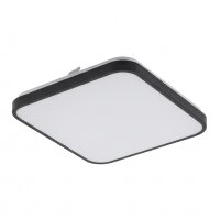 Plafonnier LED aluminium 32 W 3000 K noir faible...