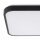 LED Deckenlampe Aluminium 32 W 3000 K Schwarz blendarm