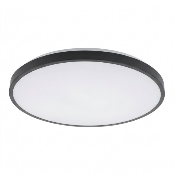 Plafonnier LED rond à faible éblouissement Ø38,5 cm 3000 K noir