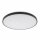 Schwarze LED Deckenlampe blendarm Ø49 cm 32 W 2100 lm