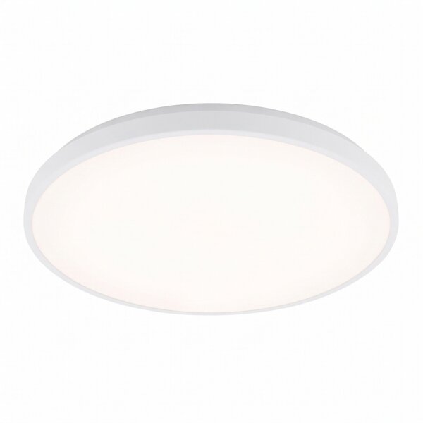Runde LED Deckenlampe blendarm Ø49 cm 32 W 3000 K Weiß