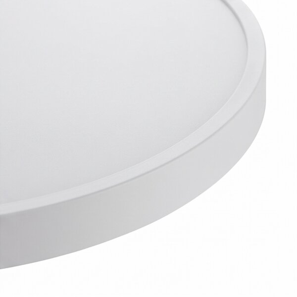 Runde LED Deckenlampe blendarm Ø49 cm 32 W 3000 K Weiß
