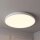 Runde LED Deckenlampe blendarm Ø49 cm 32 W 3000 K Weiß
