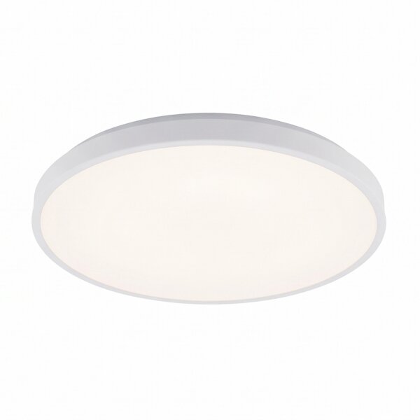 Weiße LED Deckenlampe Metall IP44 neutralweiß Ø38,5 cm