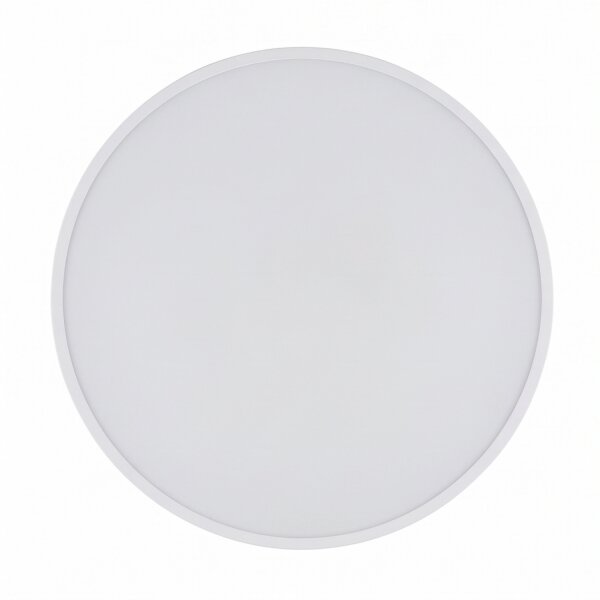 Weiße LED Deckenlampe Metall IP44 neutralweiß Ø38,5 cm