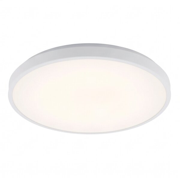 Weiße LED Deckenlampe Metall IP44 3000 K Ø38,5 cm rund