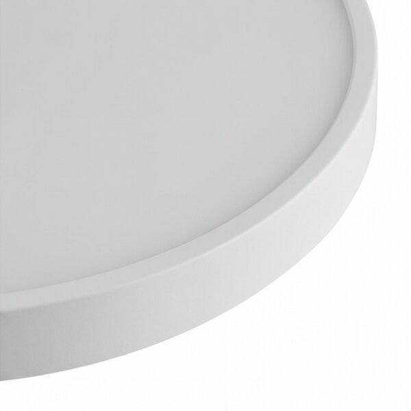 Weiße LED Deckenlampe Metall IP44 3000 K Ø38,5 cm rund