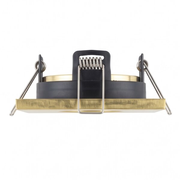 Einbauspot in Messing Aluminium Glas B:8,5 cm IP44 GU10