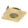 Einbauspot in Messing Aluminium Glas B:8,5 cm IP44 GU10