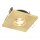 Einbauspot in Messing Aluminium Glas B:8,5 cm IP44 GU10