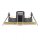 Einbauspot in Messing Aluminium Glas B:8,5 cm IP44 GU10