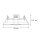 Einbauspot in Messing Aluminium Glas B:8,5 cm IP44 GU10